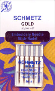 Brodernål Gold Titanium 75